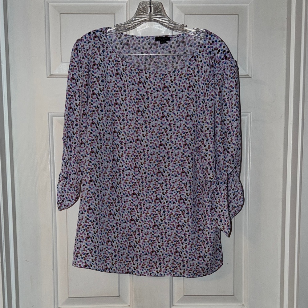 Colored Print Women's Top - Multicolor